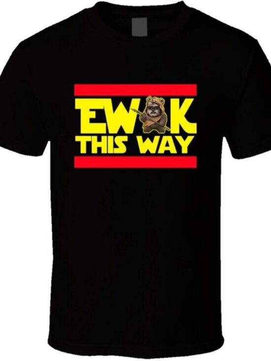 Brandi Other - Star Wars Ewok This Way Music Lyrics Mashup Meme Fan Gift Graphic T-Shirt